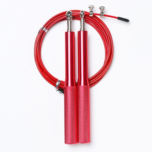 Adjustable Jumping Rope Aluminum Alloy Handle Special Wire Rope Skipping Speed Crossfit Training Household Fitness Equipment