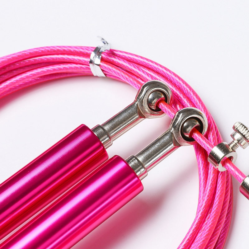 Adjustable Jumping Rope Aluminum Alloy Handle Special Wire Rope Skipping Speed Crossfit Training Household Fitness Equipment
