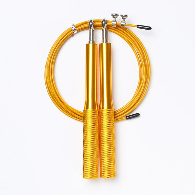 Adjustable Jumping Rope Aluminum Alloy Handle Special Wire Rope Skipping Speed Crossfit Training Household Fitness Equipment
