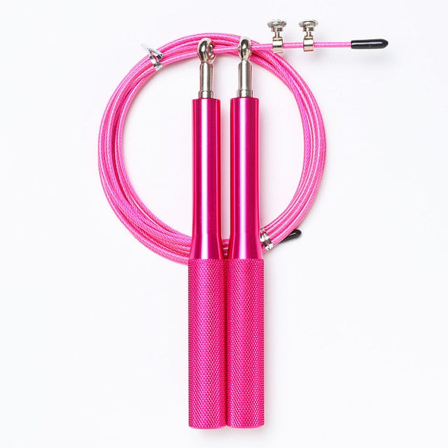 Adjustable Jumping Rope Aluminum Alloy Handle Special Wire Rope Skipping Speed Crossfit Training Household Fitness Equipment