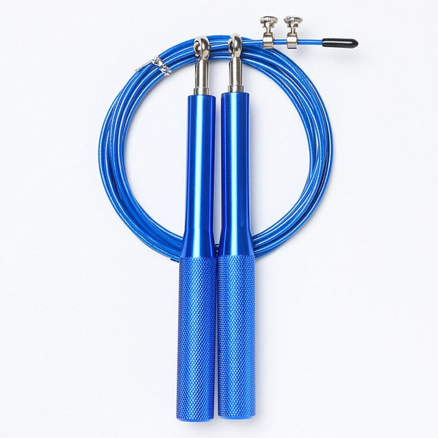 Adjustable Jumping Rope Aluminum Alloy Handle Special Wire Rope Skipping Speed Crossfit Training Household Fitness Equipment